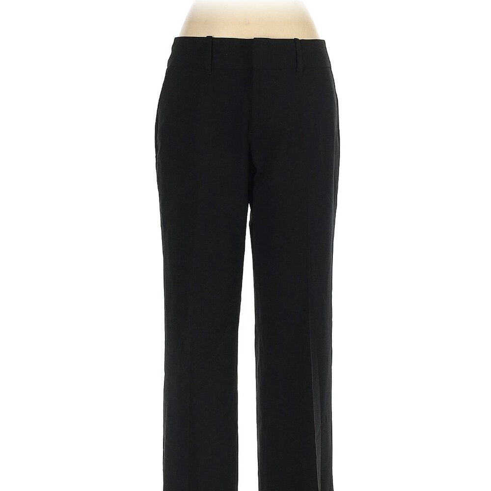 EUC Banana Republic Size 6 Wool Black Pants Pleated Trousers Careerwear
